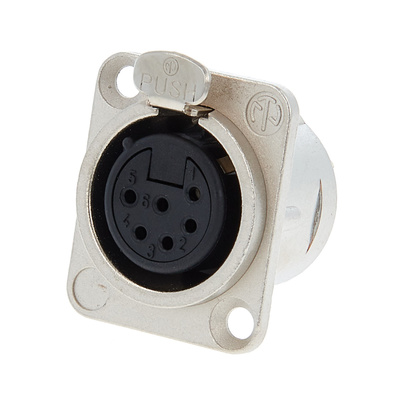 Neutrik NC6 FDL1 6-polių XLR jungtis