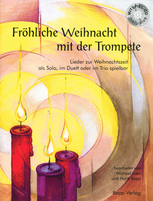Horst Rapp Verlag Fröhliche Weihnacht Trumpet natų knyga trimitui  