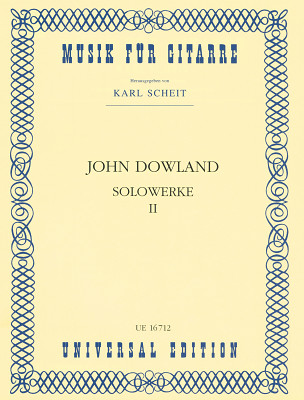 Universal Edition John Dowland Solowerke 2