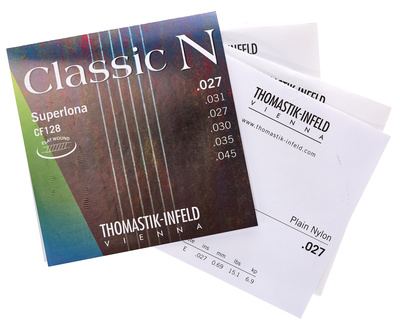 Thomastik CF128 Chrome Steel Flatwound klasikinės gitaros stygos