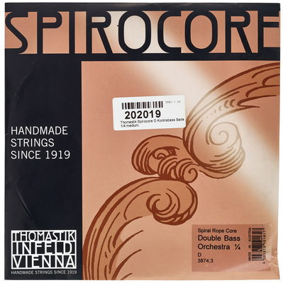 Thomastik Spirocore D Bass 1/4 medium kontraboso styga  