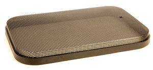 Control 1 Grill, Ersatzfrontgitter ohne Gummiumrandung und ohne Logo-Schild für JBL Control 1 (Art. 204117), Farbe: schwarz