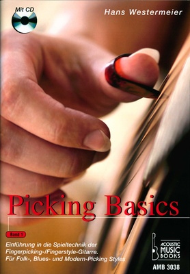 Acoustic Music Books Picking Basics gitara literatūra