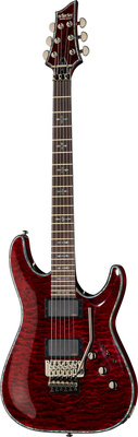 C-1 Hellraiser E-Gitarre FR schwarz/rot