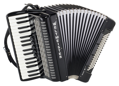 Weltmeister Achat 34/80/III/5/3 Black pianinis akordeonas