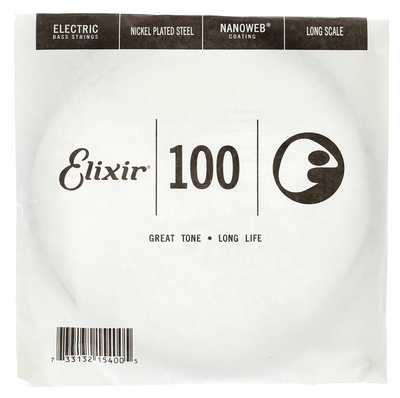 Elixir .100 El. Bass pavienė bosinės gitaros styga