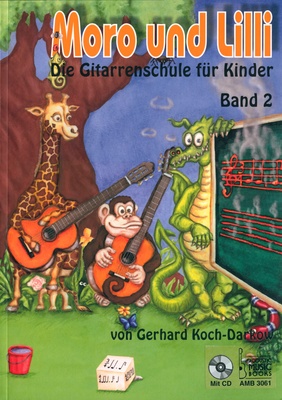 Acoustic Music Books Moro und Lilli 2 + CD akustinės gitaros mokomoji literatūra