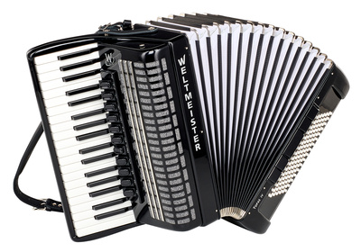 Weltmeister Topas Musette 37/96/IV Black pianinis akordeonas