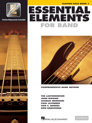 Hal Leonard Essential Elements Band Bass mokomoji literatūra bosinei gitarai