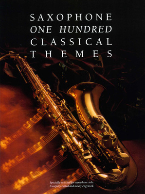 Music Sales 100 Classical Themes saksofono natų rinkinys
