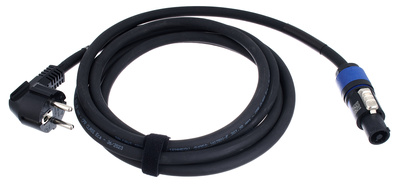 Cordial Power Twist Cable 3m Angled maitinimo laidas