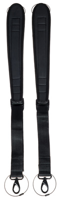 Rucksackriemen Cello, aus Neopren, bestehend aus 2 Riemen, Gurtband 30mm breit, Neopren-Schulterschutz, ovales Design, 4 Gewa