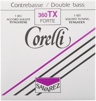360TX Kontrabass-Saiten, Satz in 4/4 - 3/4 Länge, Solostimmung, extra stark.