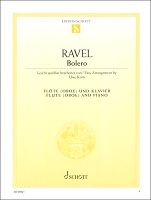 Schott Ravel Bolero fleitos literatūra