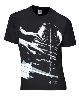 Rock You T-Shirt Piano Hands marškinėliai
