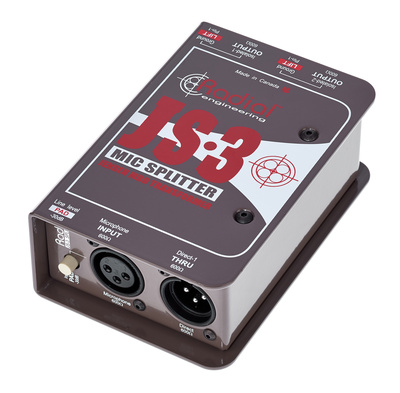 Radial Engineering JS 3 signalo skirstytuvas