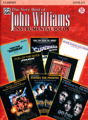The Very Best of John Williams Klarinette: 13 Filmmelodien von John Williams arrangiert für Klarinette, in Standardnotation,