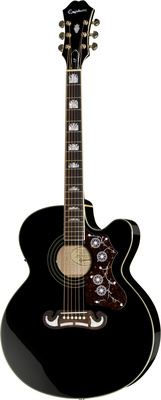 Epiphone J-200 EC Studio BK jumbo akustinė gitara