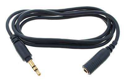 EAC 3GR, Verlängerungskabel von 3,5mm male auf 3,5 female für In Ear Hörer, Länge 91 cm, Farbe grau