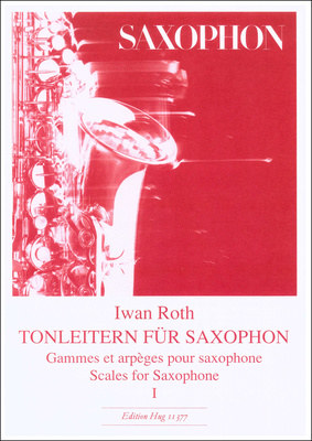 Edition Hug Iwan Roth Tonleitern saksofono literatūra  