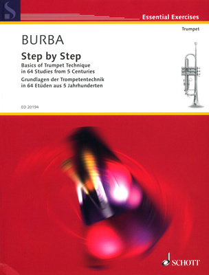 Schott Step By Step Trumpet trimitų literatūra