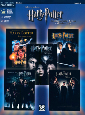Alfred Music Publishing Harry Potter Selections klarneto dainų rinkinys