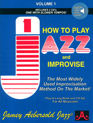 Jamey Aebersold How To Play Jazz Improvise 1 E muzikos teorijos knyga