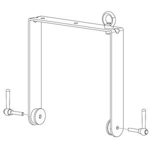FB-D8, D-LITE SERIE, U-Bügel für D8 Box, schwarz
