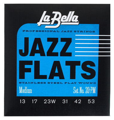 La Bella 20PM Jazz Flats FWSS plokščiosios elektrinės gitaros stygos
