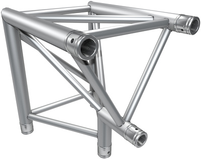 B-Stock, Global Truss F43C25 2-Weg Ecke C25 90°, Rohrabstand: 40 cm, Rohrdurchmesser: 50 mm, Wandstärke: 2 mm,, Material: AlMgSi F28, Abmessungen: 500