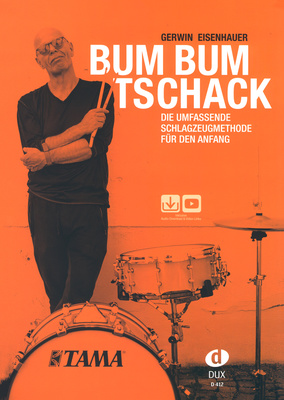 Edition Dux Bum Bum Tschack 1 būgnų mokomoji knyga