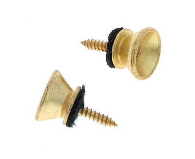 Harley Benton Strap Pin Set Gold diržų prisegimo rinkinys