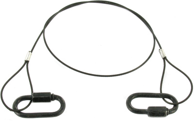 Stairville Safety 60cm/1,5mm Black apsaugos trosas