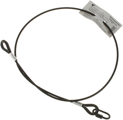Stairville Safety 100cm/4mm Black 15kg apsaugos trosas