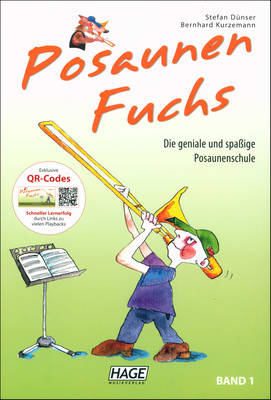 Hage Musikverlag Posaunen Fuchs 1 trombono mokykla