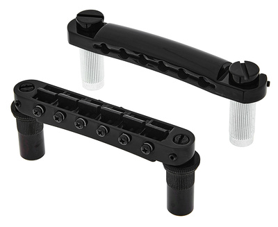 TonePros LPBM02 B Tuneomatic Set Black gitaros tiltelis