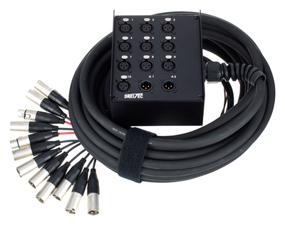pro snake MTS10/2 S Multicore 10m multicore kabelis