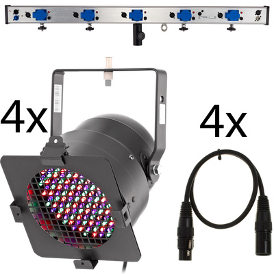 Stairville LED Lighting Kit PAR56 Black LED apšvietimo komplektas