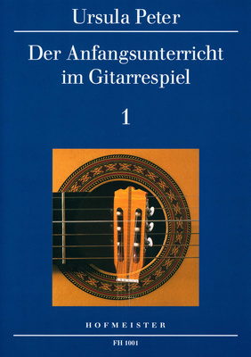 Friedrich Hofmeister Verlag Der Anfangsunterricht im Git.1 akustinės gitaros mokomoji literatūra