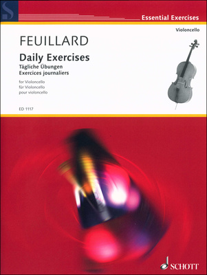 Schott Feuillard Tägliche Übungen pažengusių violončelės literatūra