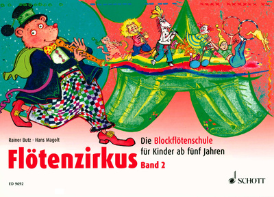 Schott Flötenzirkus 2 mokykla fleitai  