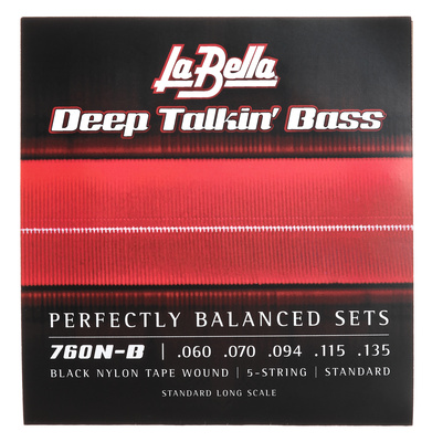 La Bella 760N-B DT Bass Black Nylon elektrinės bosinės gitaros stygos