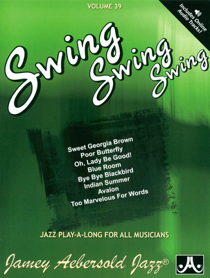 Jamey Aebersold Swing Swing Swing saksofono dainų knygelė