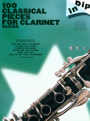 Music Sales 100 Classical Pieces klarneto literatūra