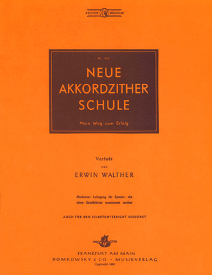 Edition Wächtler Neue Akkordzitherschule natų sąsiuvinis  