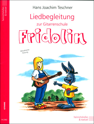 Heinrichshofen Verlag Liedbegleitung Fridolin akustinės gitaros mokomoji literatūra