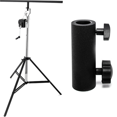 Varytec TV Adaptor + Wind Up apšvietimo stovas  