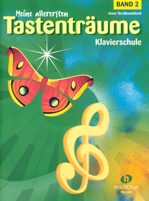 Holzschuh Verlag Allererste Tastenträume 2 fortepijono mokomoji literatūra