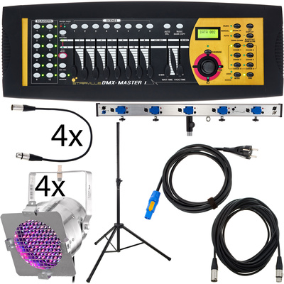 Stairville LED PAR56 Starter Bundle S LED apšvietimo komplektas