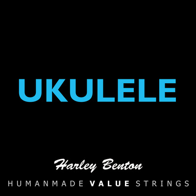 Harley Benton Valuestrings Uke Black ukulelės stygos